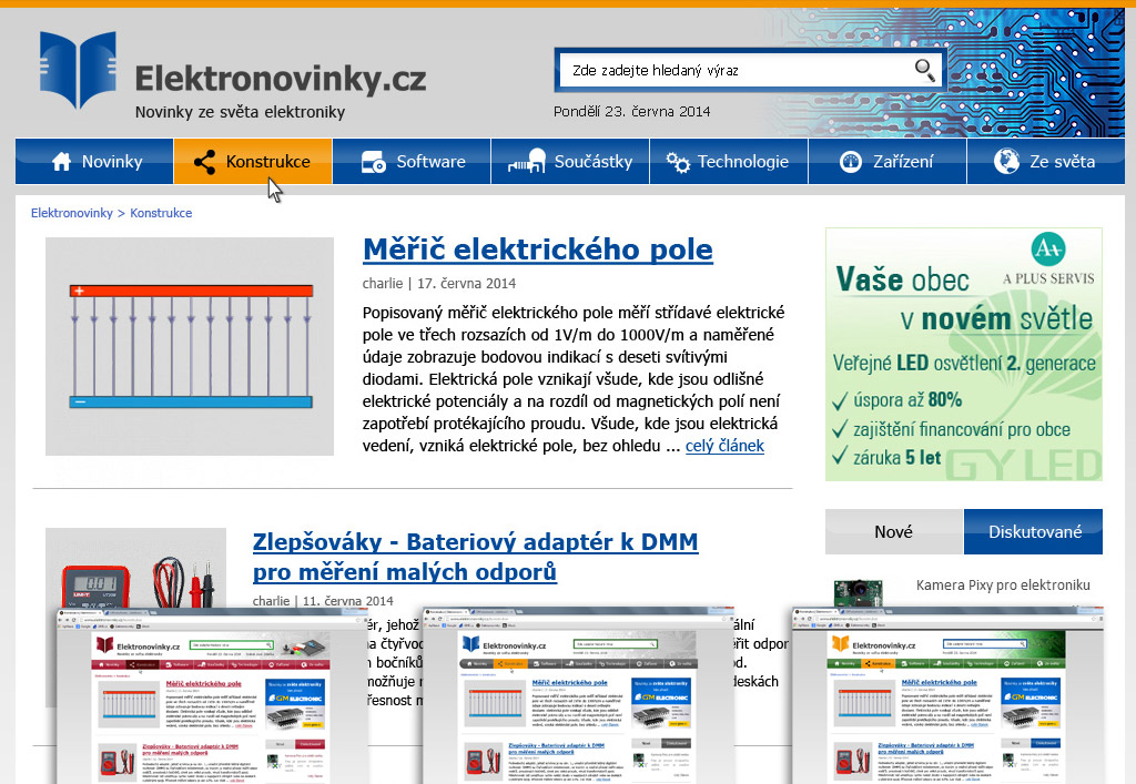 Elektronovinky WEB